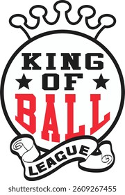 King of Ball League Logo