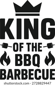 König der Grill Grill Typografie Design
