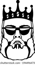 King beard vector