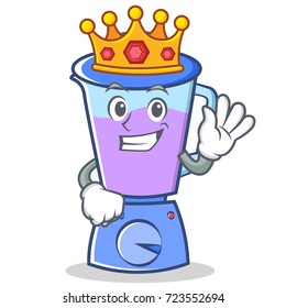 King blender character cartoon style