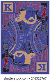 king of blues music artwork for poster