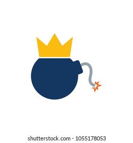 King Bomb logo Icon Design