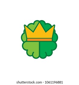 King Brain Logo Icon Design