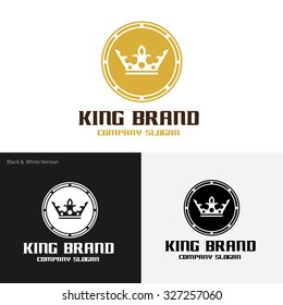 King Brand, Crown Logo template