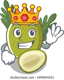 King breadfruit isolated with in the mascot