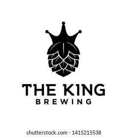 The king brewing company logo design inspiration