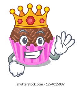 King brigadeiro is wrapped in a mascot