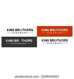 King Brother Logo Design com a Coroa Real.