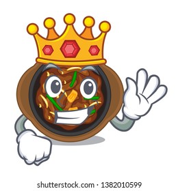 King bulgogi isolated with in the character