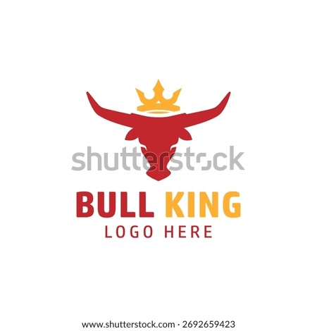 king bull logo vector design template