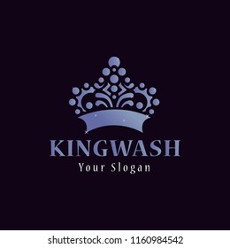 King Car Wash Logo Template