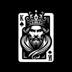 The King Card Logo Is Beautiful And Charming And Modern