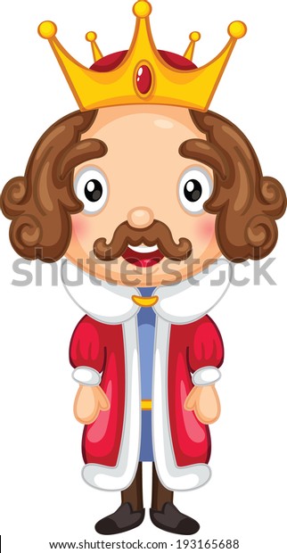King Cartoon Stock Vector (Royalty Free) 193165688 | Shutterstock