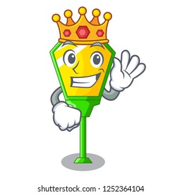 King character a lamp in post style