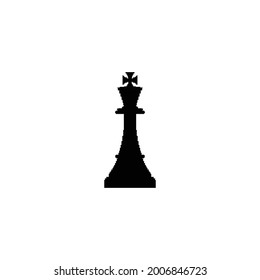 king chess icon illustration design