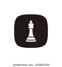 King chess icon sign symbol