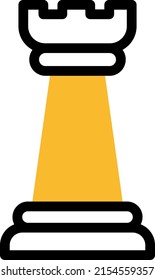 King of chess, illustration, vector on a white background.