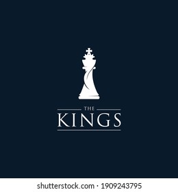 King chess piece graphic design template vector illustration