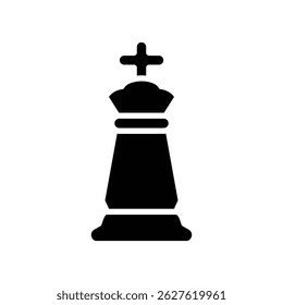 king chess solid icon vector design good for web or mobile app