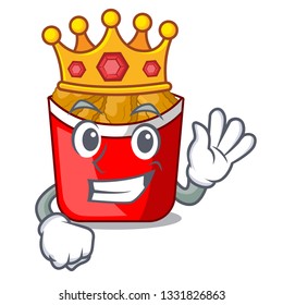 King chicken nuggets in a mascot bowl