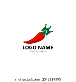 king chili logo design vector