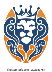 king cloud lion vintage
