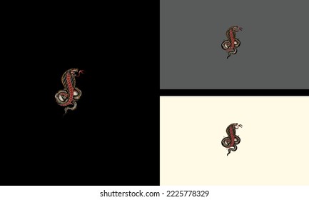 king cobra angry vector illustration mascot design