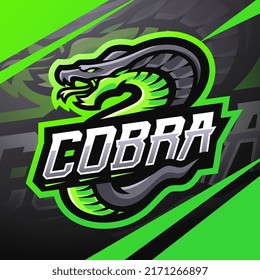 King Cobra esport mascot logo design