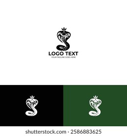 King cobra logo design template