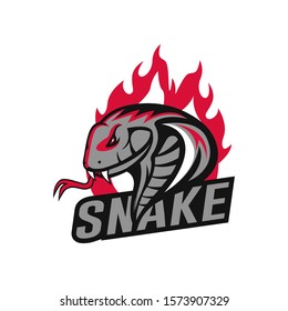 king cobra logo template design Vector illustration