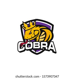 king cobra logo template design Vector illustration