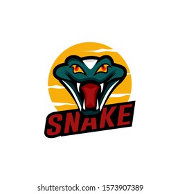 king cobra logo template design Vector illustration