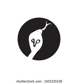 King cobra snake icon vector illustration