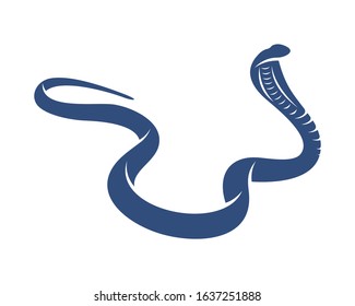 King Cobra snake logo design vector, Animal graphic, Snake design Template illustration