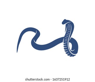 King Cobra snake logo design vector, Animal graphic, Snake design Template illustration