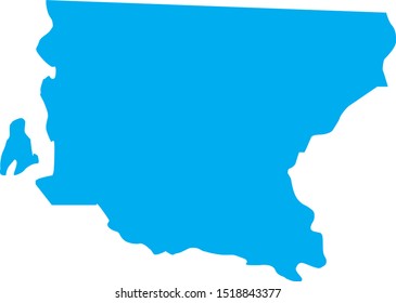 king county map in state of washington