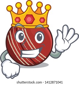 King cricket ball in the character column