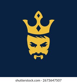 König Krone abstrakte Logo modernen Stil