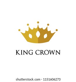KING CROWN CREATIVE LOGO DESIGN TEMPLATE