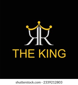 plantilla de vector de diseño de corona de rey