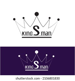 king crown gaming logo design 