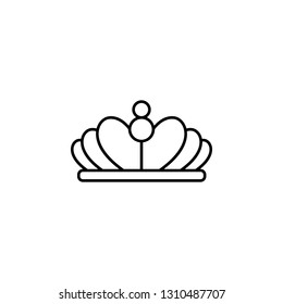 king crown icon. Element of royalty for mobile concept and web apps icon. Thin line icon for website design and development, app development. Premium icon
