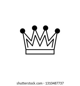king crown icon. Element of royalty for mobile concept and web apps icon. Thin line icon for website design and development, app development. Premium icon