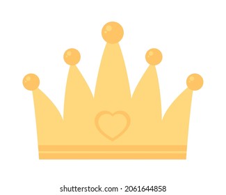 king crown icon on white background