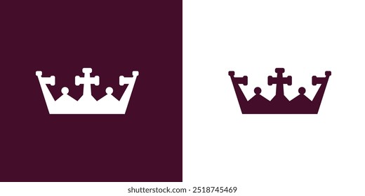 King Crown icon set. Gold crown icon collection. line crown icon. vector illustration
