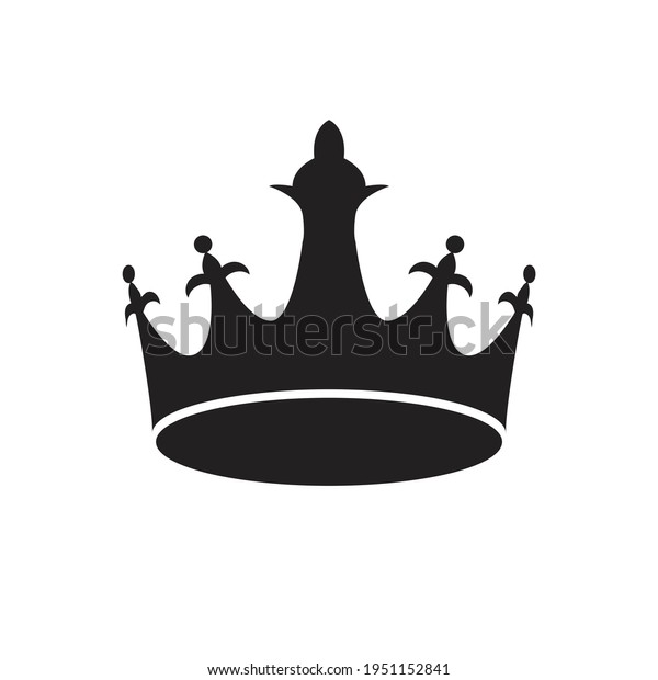 King Crown Icon Simple Sign Symbol Stock Vector (Royalty Free ...