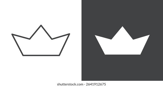 king crown icon symbol illustration logo