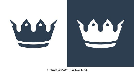 King Crown Icon Vector