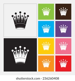 King crown icon - Vector