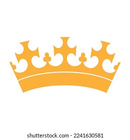 diseño de ilustraciones vectoriales de iconos de la corona de rey